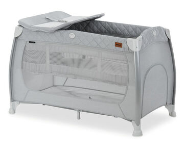 Hauck Play N Relax Reiseseng, Quilted Grey