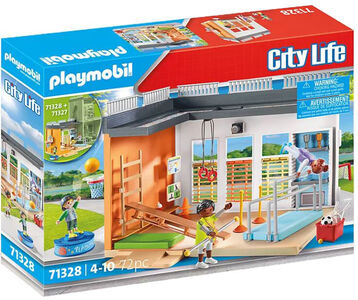 Playmobil 71328 City Life Byggesett Gymsal Påbygg