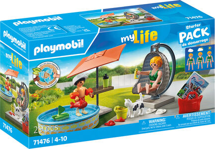 Playmobil 71476 My Life Starter Pack Byggesett Ha Det Gøy og Plask Hjemme
