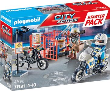 Playmobil 71381 City Action Starter Pack Byggesett Politi