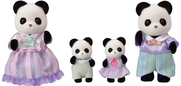 Sylvanian Families Figursett Familien Pookie Panda