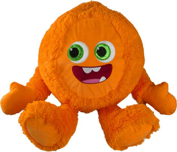 SportMe Fuzzy Monster Lekeball 40 cm, Oransje