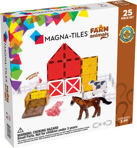 MagnaTiles Farm Animals Byggesett 25 Deler