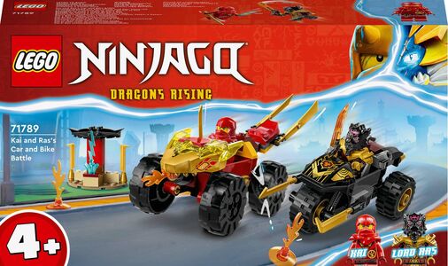 LEGO Ninjago 71789 Kai Og Ras' Bil- Og Motorsykkeloppgjør