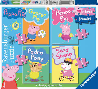 Ravensburger My First Puzzles Peppa Gris Puslespill 4-in-1