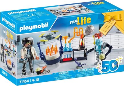 Playmobil 71450 My Life Byggesett Robotforsker