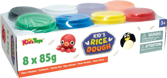 Kid's Rice Dough Modelleire 8-pack