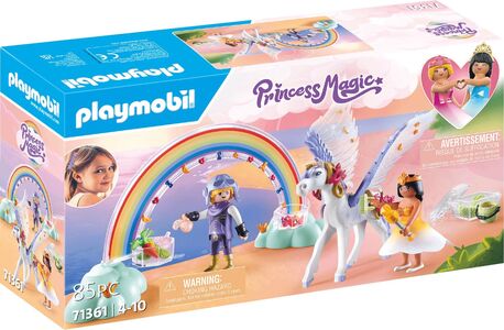 Playmobil 71361 Princess Magic Byggesett Himmelsk Pegasus med Regnbue