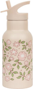 A Little Lovely Company Vannflaske Blomster 350 ml, Rosa