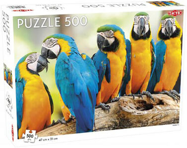 Tactic Puslespill Parrots 500 Brikker