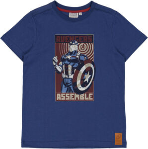 Wheat Avengers Assemble T-Shirt, Cool Blue