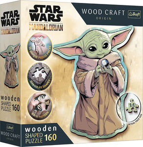 Trefl Wood Craft Origin Star Wars The Mandalorian Puslespill Grogu 160 Brikker