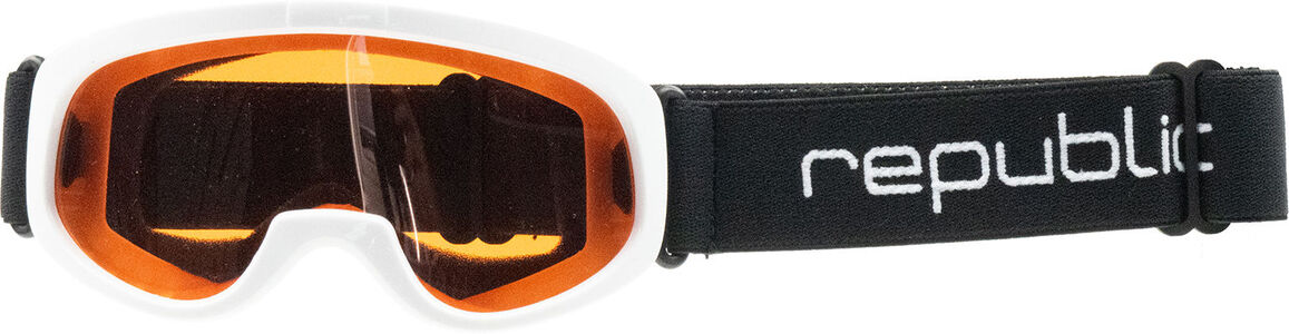 Republic Goggle R610 Kids Skibriller, White 