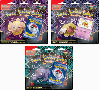 Pokémon Scarlet & Violet Paldean Fates Tech Sticker Collection Samlekort Blandet