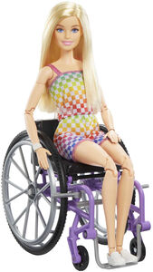 Barbie Fashionista Dukke med Rullestol Blondine
