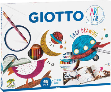 Giotto Art Lab Easy Drawing Fargeleggingsbok
