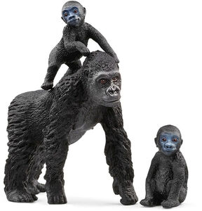 Schleich 42601 Dyresett Gorillafamilie
