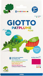 Giotto Patplume Flu Lufttørkende Leire 8-pack