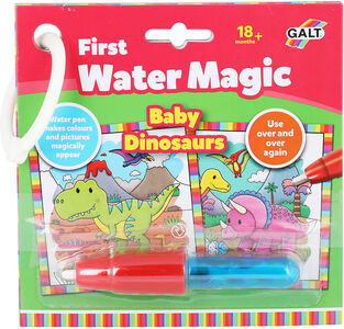 Galt Malebok Første Water Magic Dino