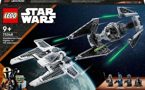 LEGO Star Wars 75348 Mandaloriansk Fang-Stjernejager Mot Tie Interceptor