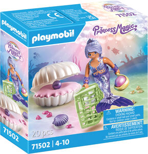 Playmobil 71502 Princess Magic Byggesett Havfrue med Musling