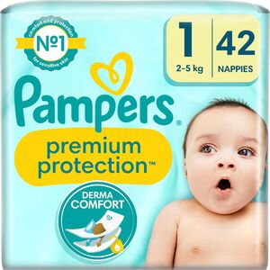 Pampers New Baby Bleier Str 1 2-5 kg 2x42-pack