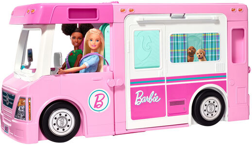 Barbie 3-In-1 Dream Camper Campingbil Og Tilbehør