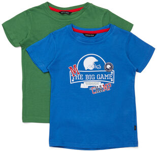 Luca & Lola San Marino T-Shirt 2-pack, Blue/Green