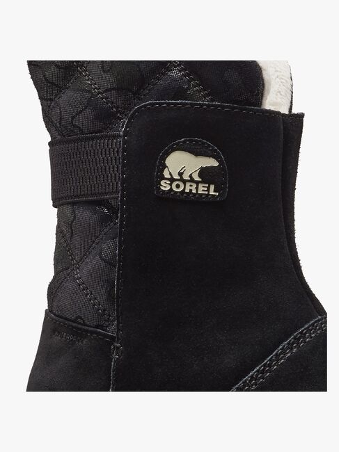 Sorel Children's Rylee Vintersko, Black/Light Bisque