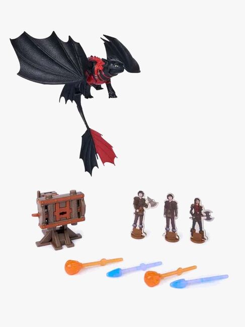 Dragetreneren Battle Cannon Med Toothless Lekesett