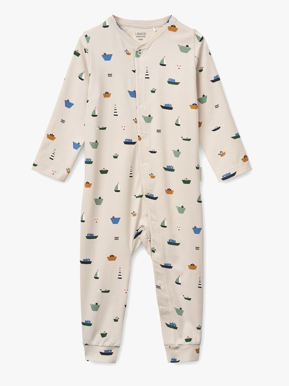LIEWOOD Birk Pysjamas Jumpsuit, Mini sailing/Sandy