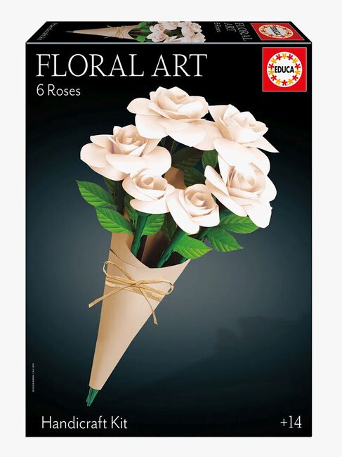 Educa Hobbysett Roser, Hvit