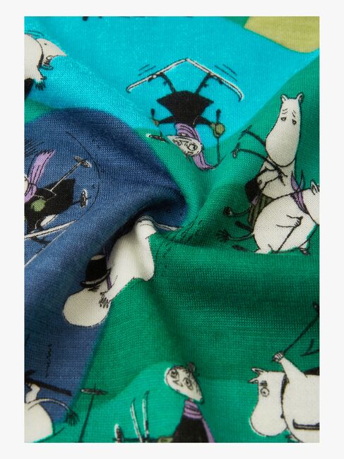 Reima Mummitrollet Trivsam Superundertøy Ullblanding, Enchanted Green