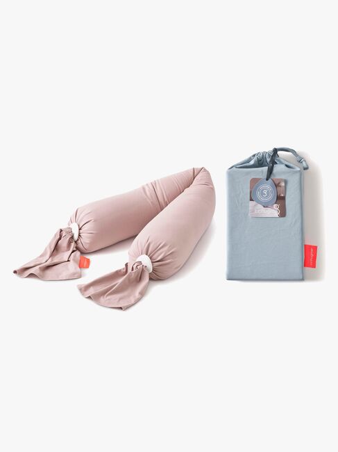 bbhugme Gravid- og Ammepute inkl. Trekk, Dusty Pink/Eucalyptus