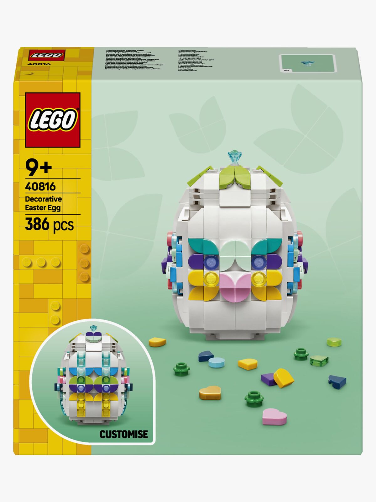 LEGO Iconic 40816 Dekorativt påskeegg