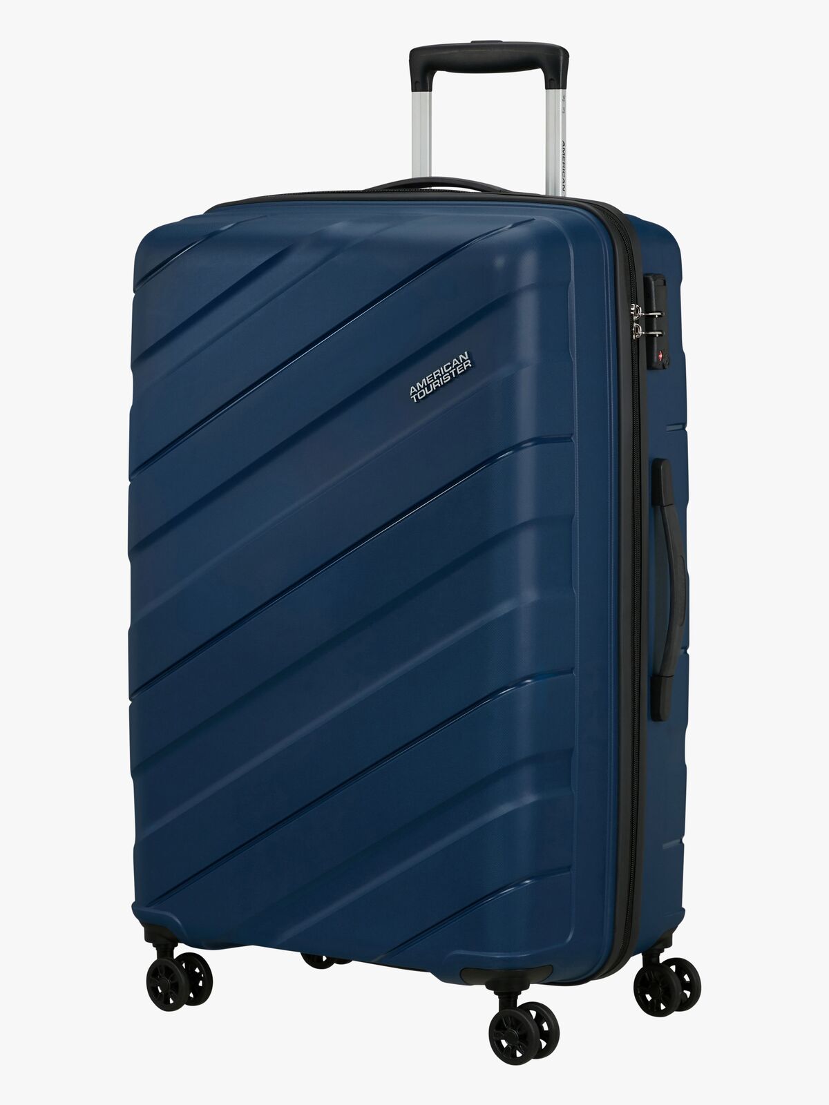 American Tourister Jetdriver Spinner Trillekoffert 100L, Navy Blue