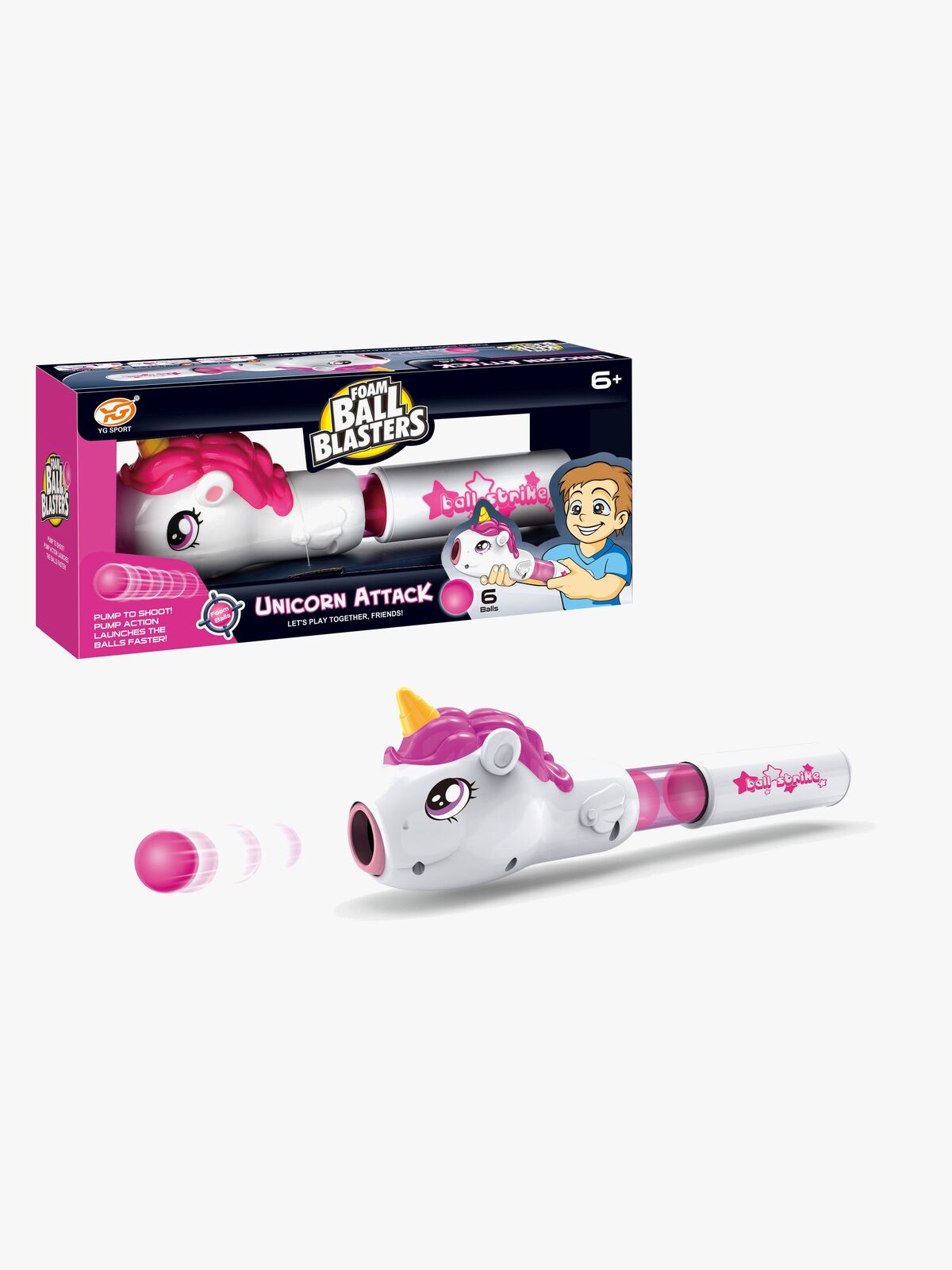Suntoy Foam Ball Blaster Enhjørning