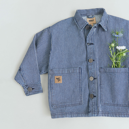 Wheat Cole Overtreksskjorte, Denim Stripe