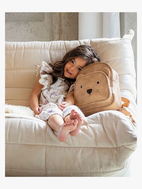 Kidzroom Ryggsekk Beary Excited 5L, Sandbrun