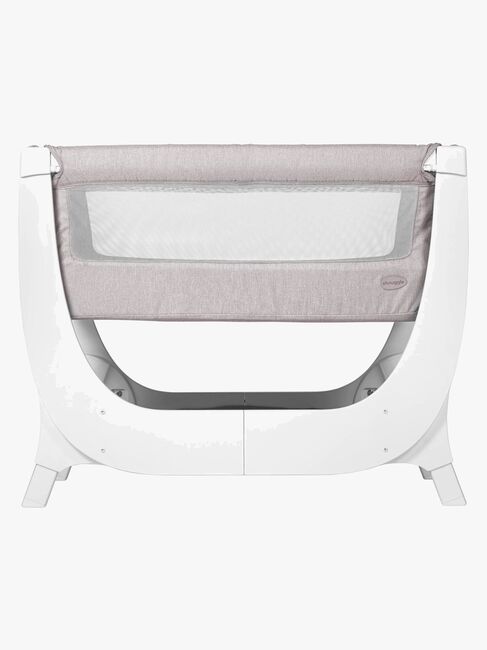 Shnuggle Air Bedside Crib, Stone Grey