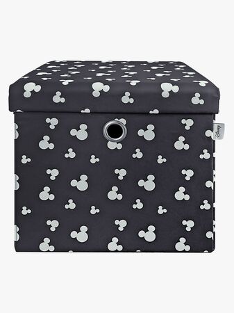 Disney Mikke Mus Puff med Oppbevaring, Grå