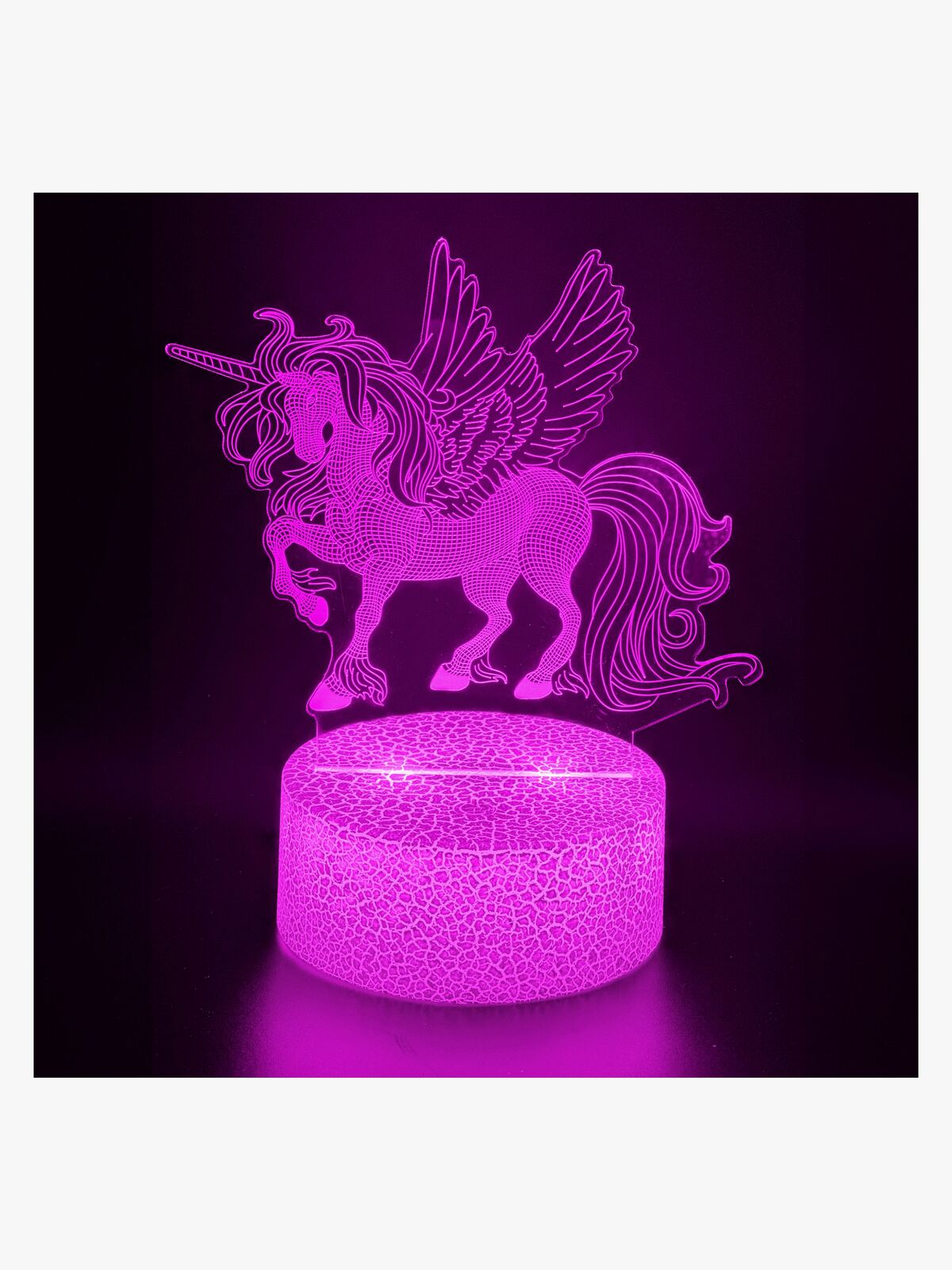 Powerpal 3D-Nattlampe, Enhjørning