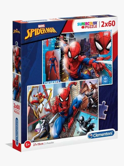 Marvel Spider-Man Puslespill 2x60 Brikker