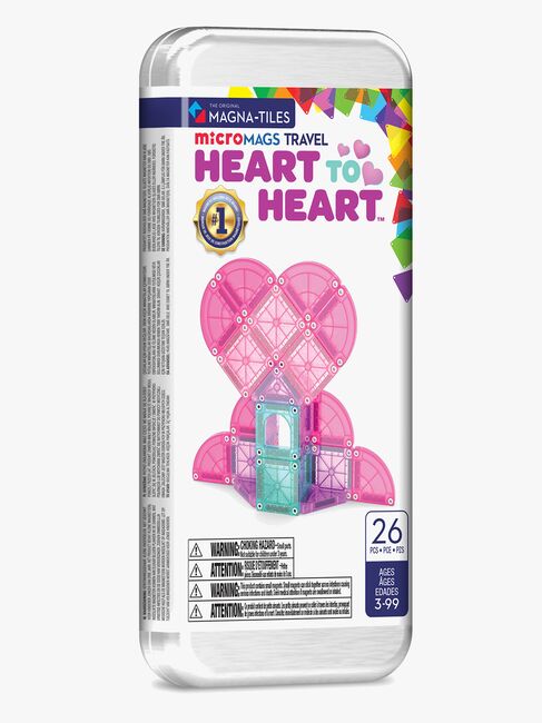 MAGNA-TILES MicroMAGS Reisesett Heart to Heart 26 Deler