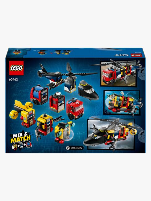LEGO City 60462 Pakke med helikopter, brannbil og ubåt