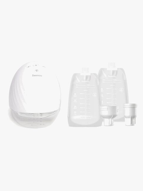 Beemoo CARE Wearable Elektrisk Brystpumpe Singel inkl. Brystmelkposer 180 ml 2-pack