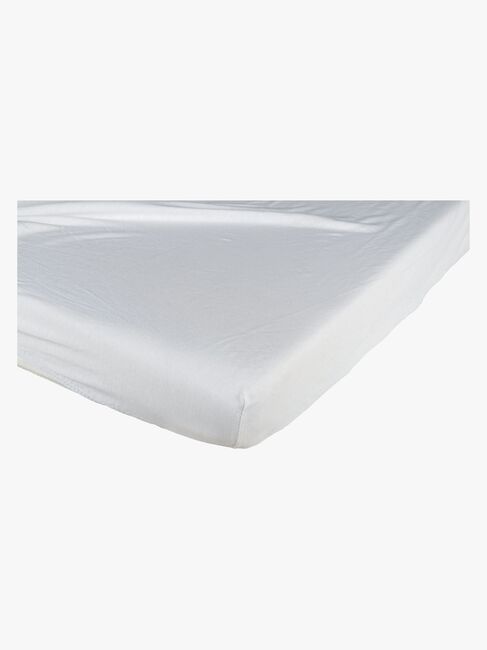 Candide Stretchlaken Bomull 60x120, Hvit