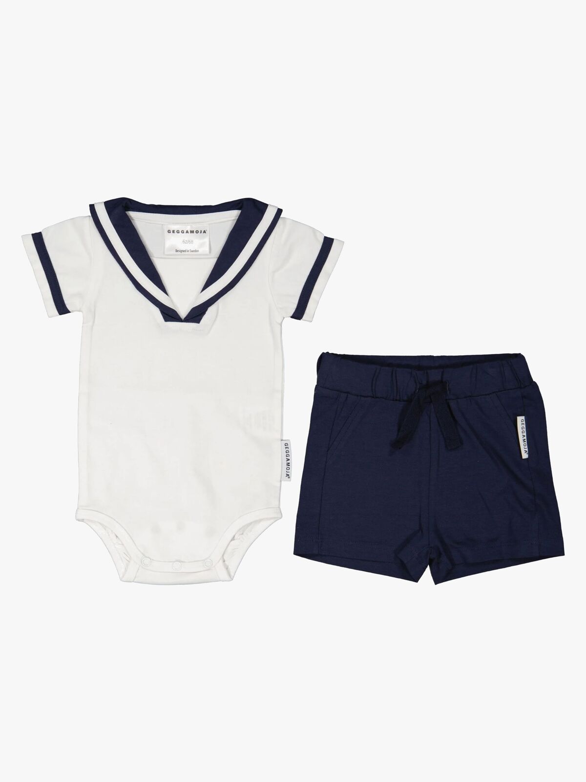 Geggamoja Seilersett Baby, Hvit