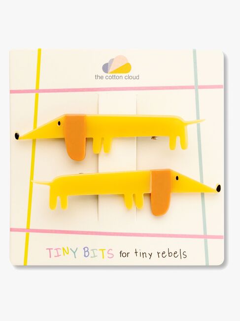 The Cotton Cloud Hårspenner 3-Pakk, Flying Dog