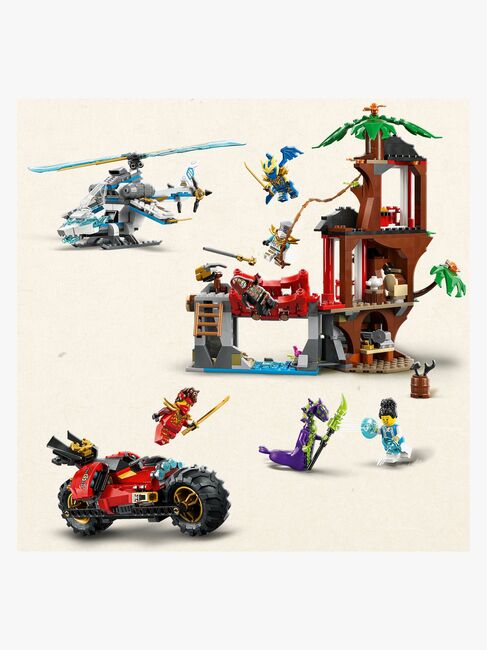 LEGO Ninjago 71857 Action i ninjaenes trehytte